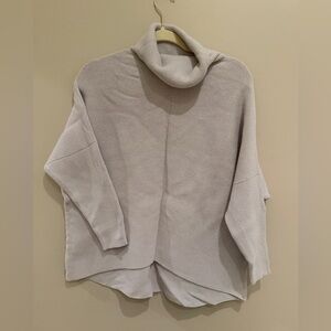 Cozy Gray Turtleneck Sweater